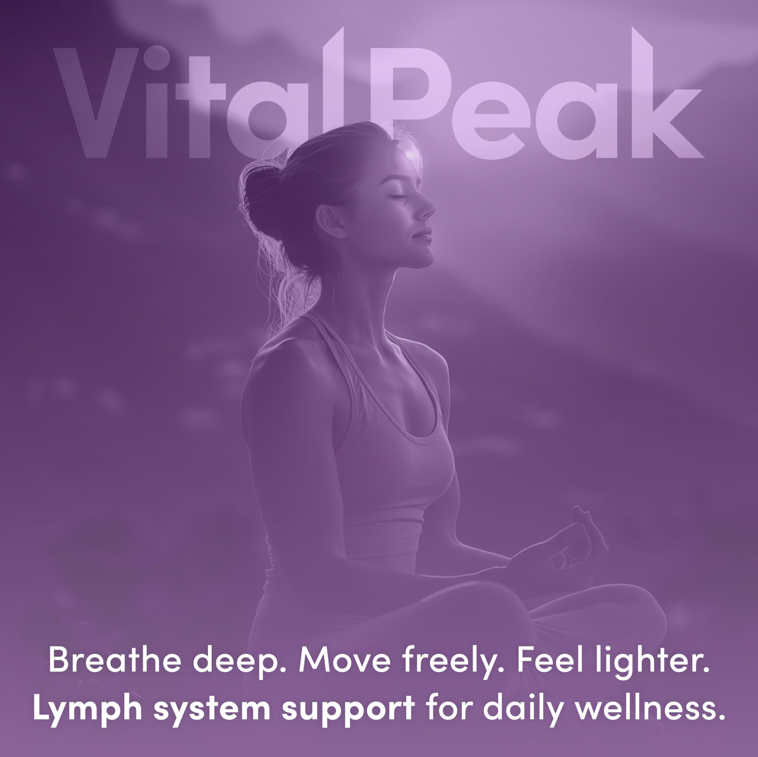 Vegan, non-GMO, gluten-free Lymph Peak supplement