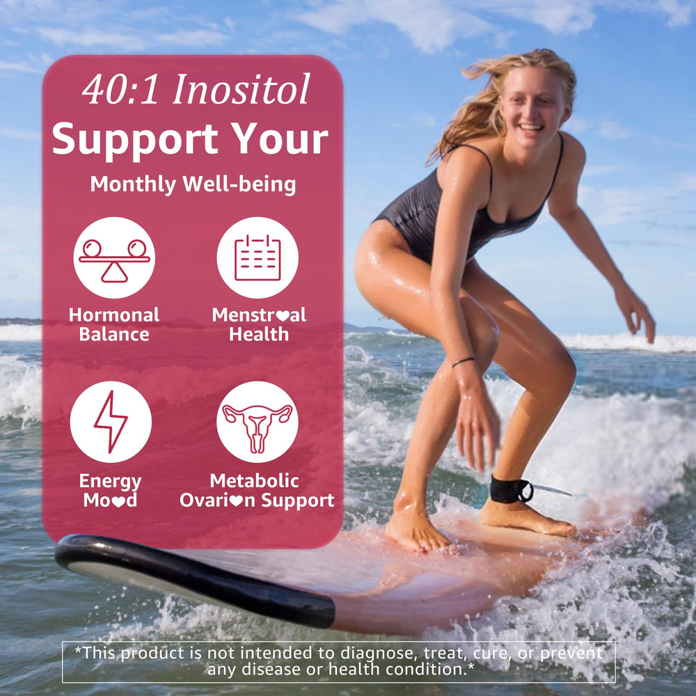 Vegan, non-GMO, gluten-free ovarian health supplement.