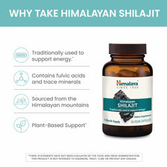 Vegan, non-GMO, gluten-free Shilajit capsules