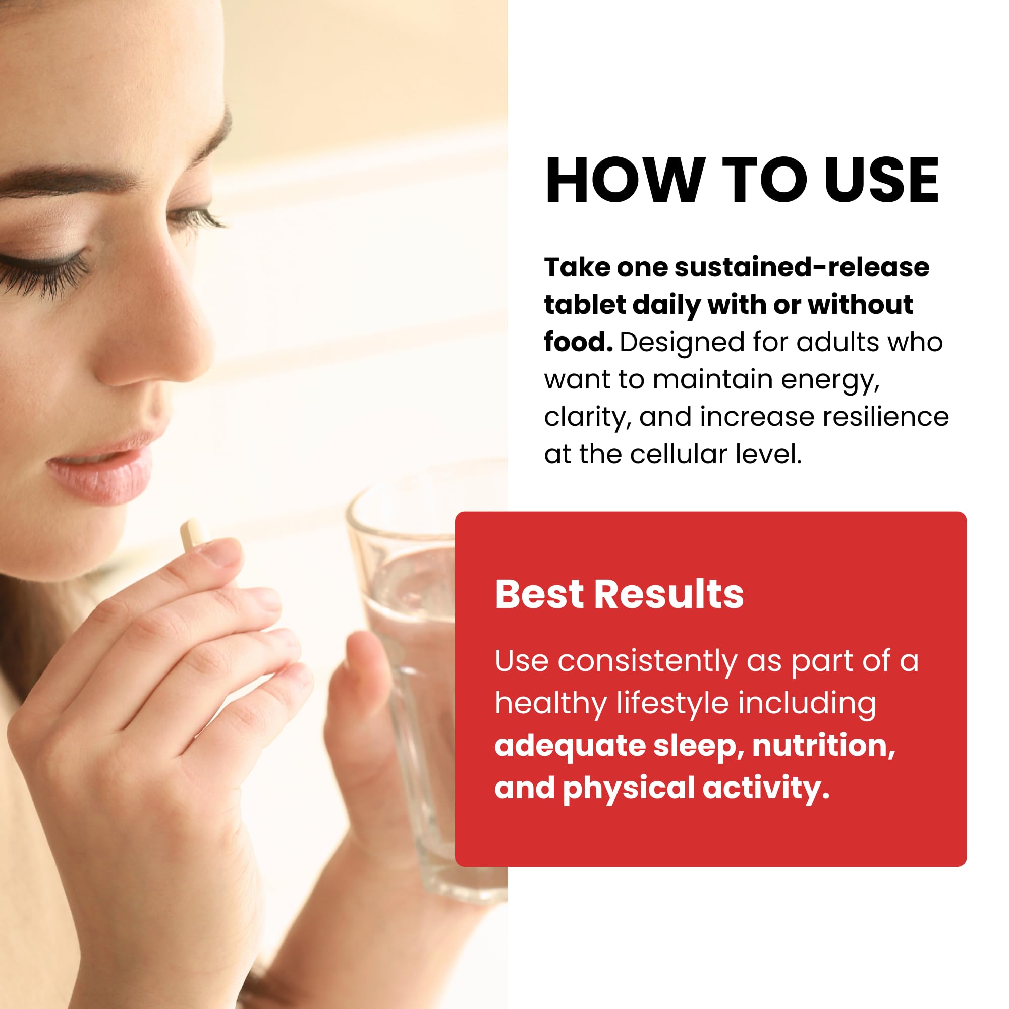 Vegan, non-GMO, gluten-free certification for NAD PLUS REVIVE