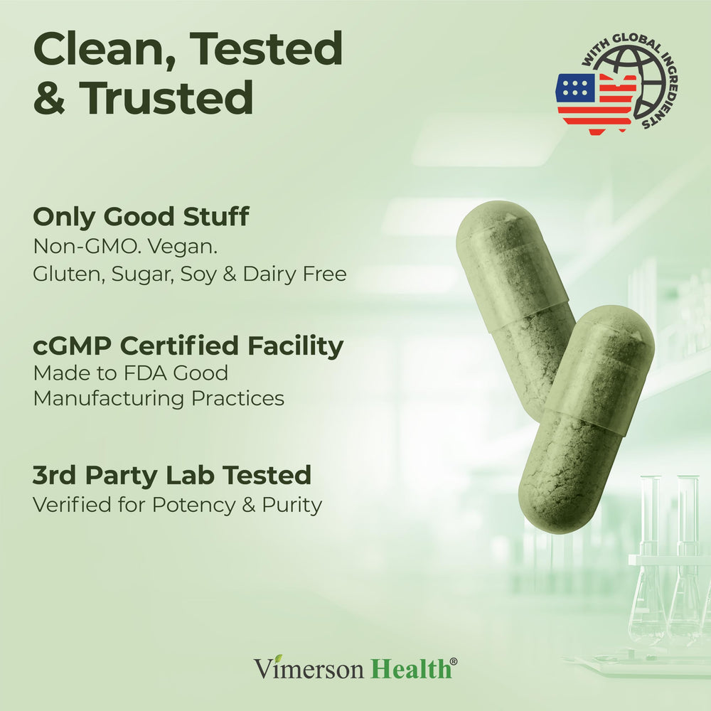 Vegan and Non-GMO certification icons on packaging