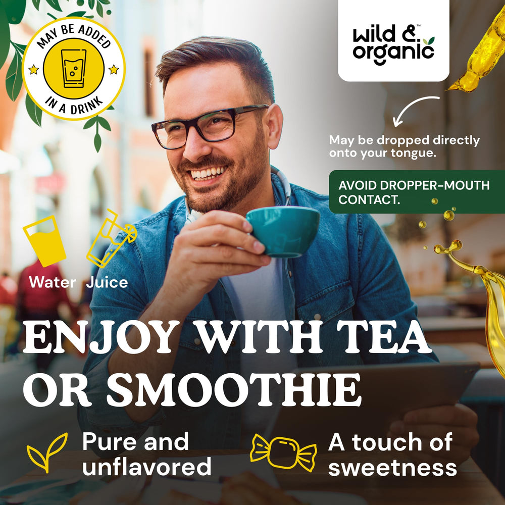 Icons representing vegan, non-GMO and sugar-free