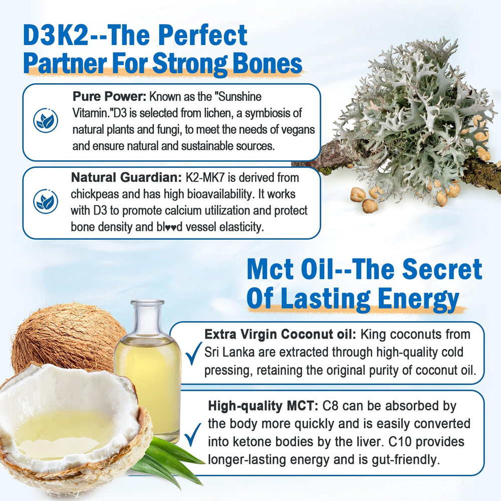 Orange-flavored, sugar-free vegan Omega-3 gummies