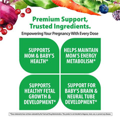 Vegan prenatal vitamin capsules