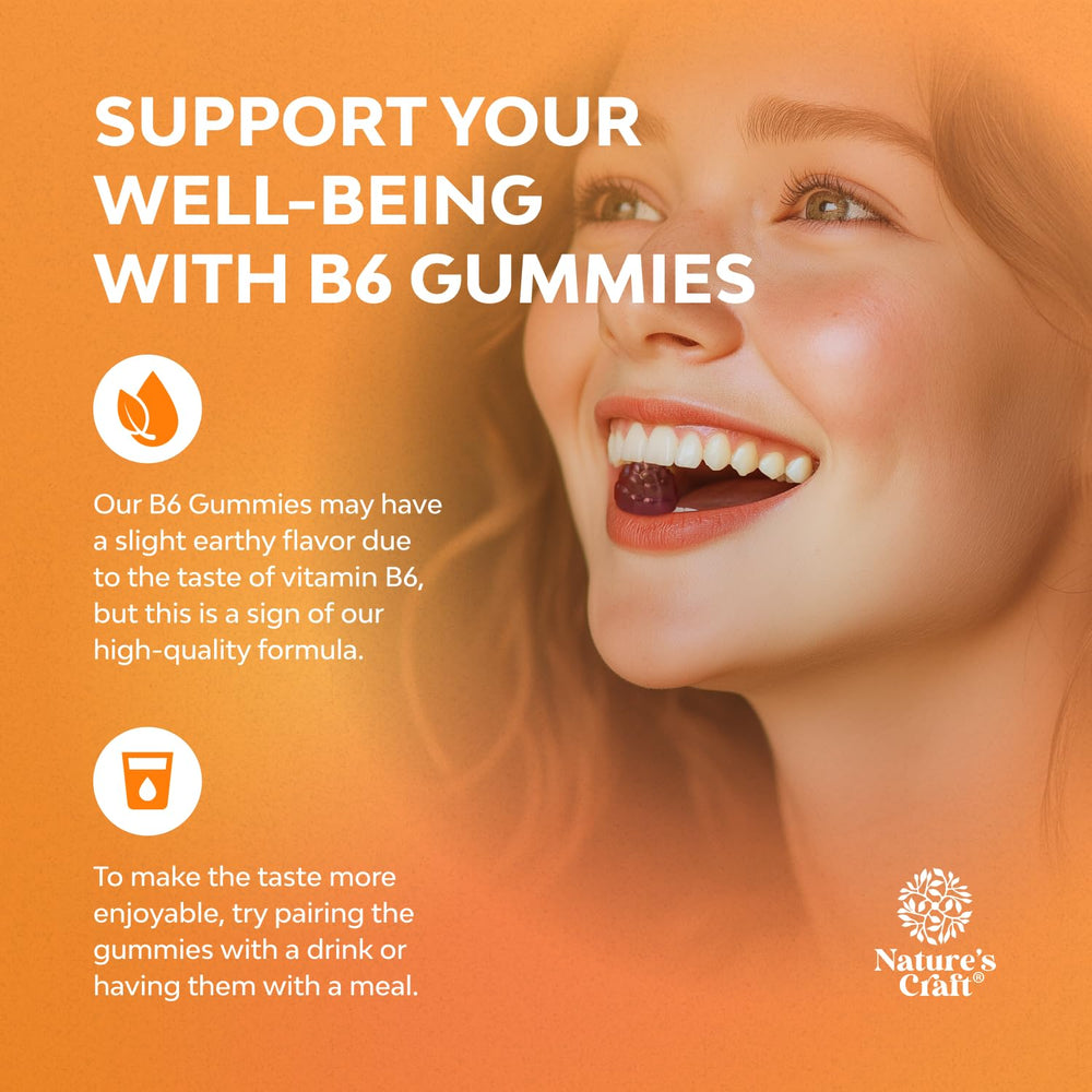 Vegan vitamin B6 gummies packaging label