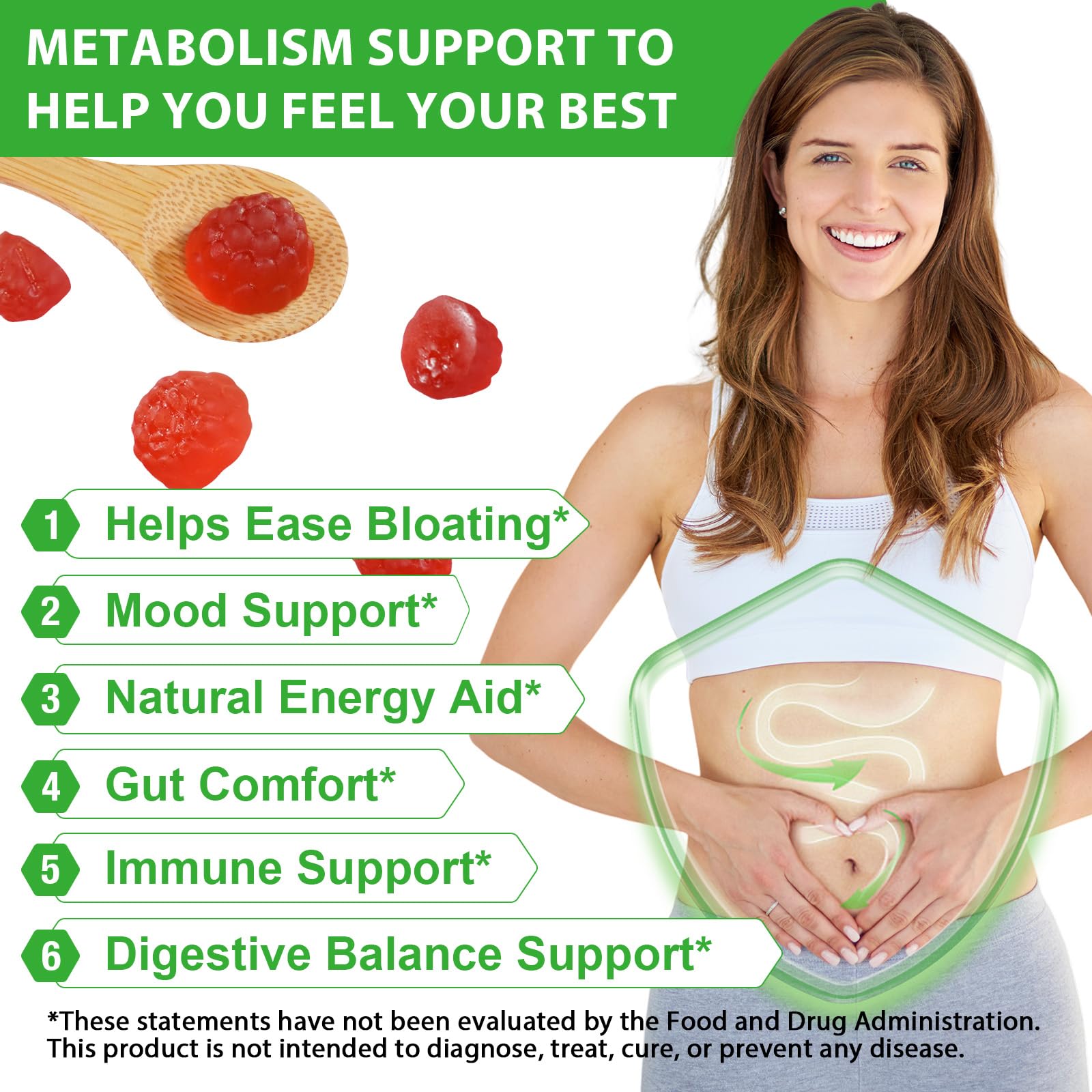 Vegan sugar-free berberine gummies in bottle