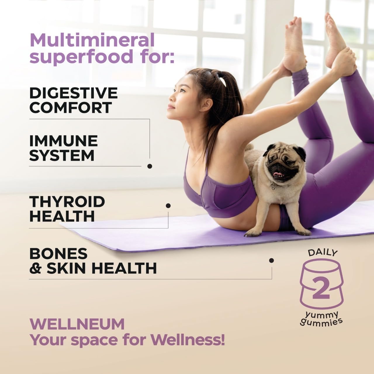 Vegan, sugar-free sea moss gummies with Irish seamoss