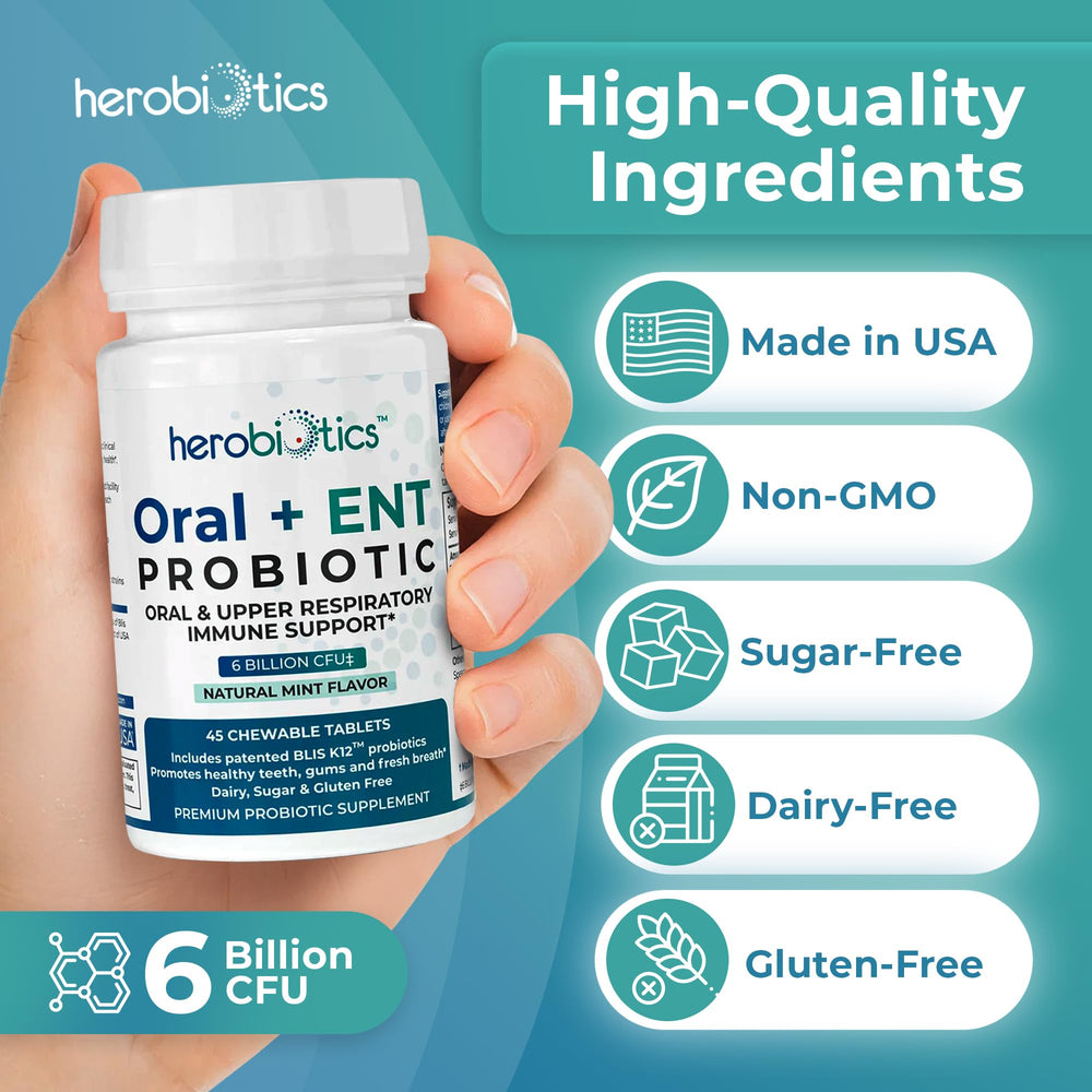 Vegan and sugar-free chewable probiotic tablets