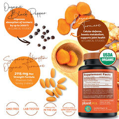 Vegan turmeric tablets