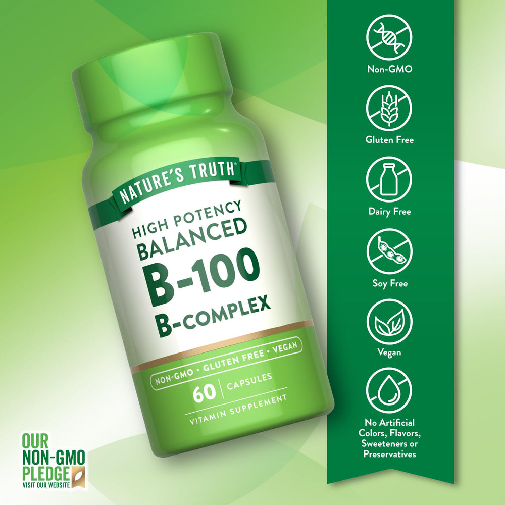 Vegan formula capsules for B Complex