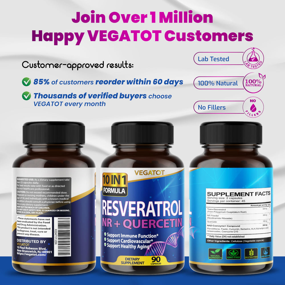 Concept image of healthy aging and immune support with capsules