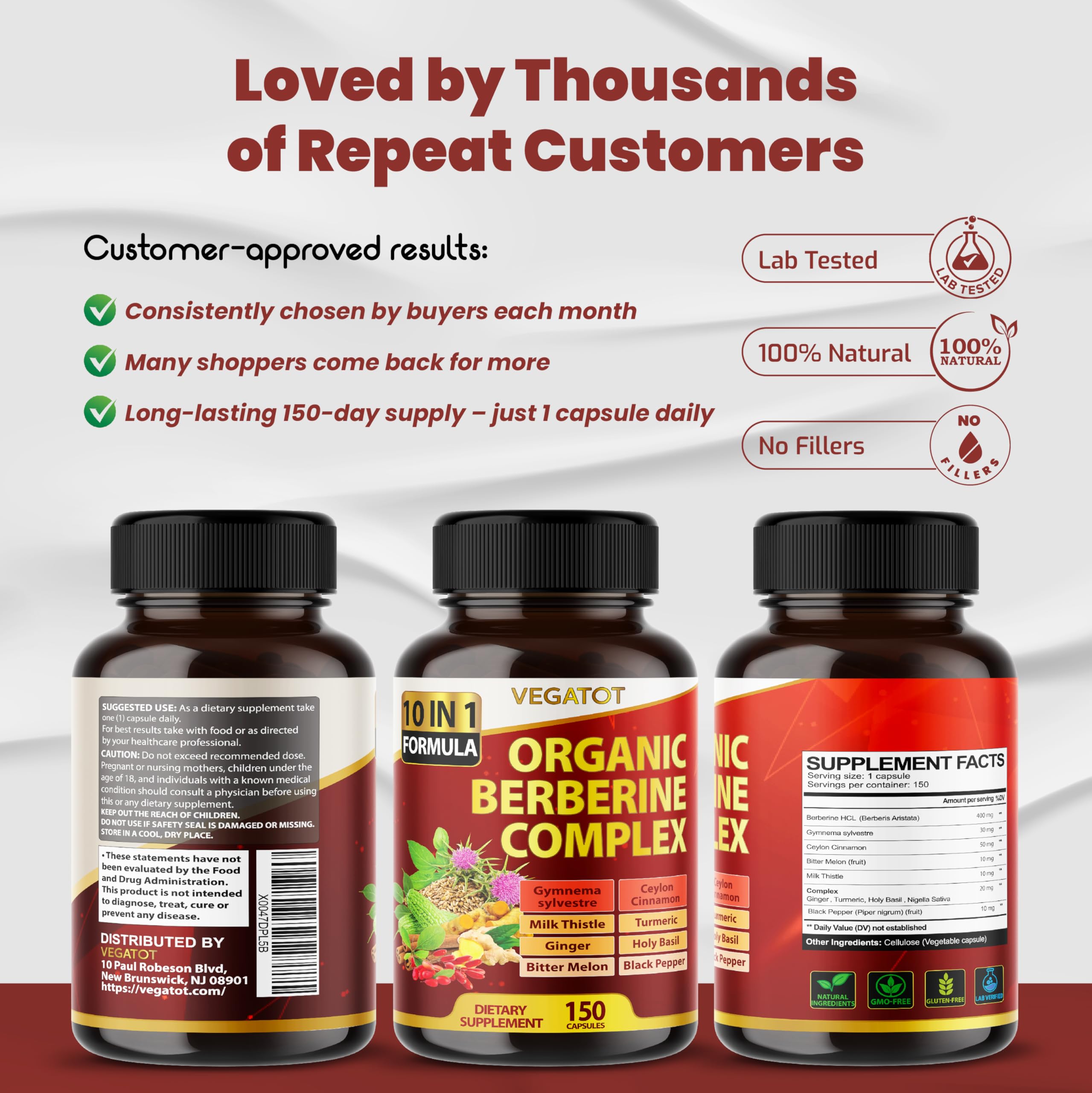 Benefits featured: immune support, heart health, and GI function