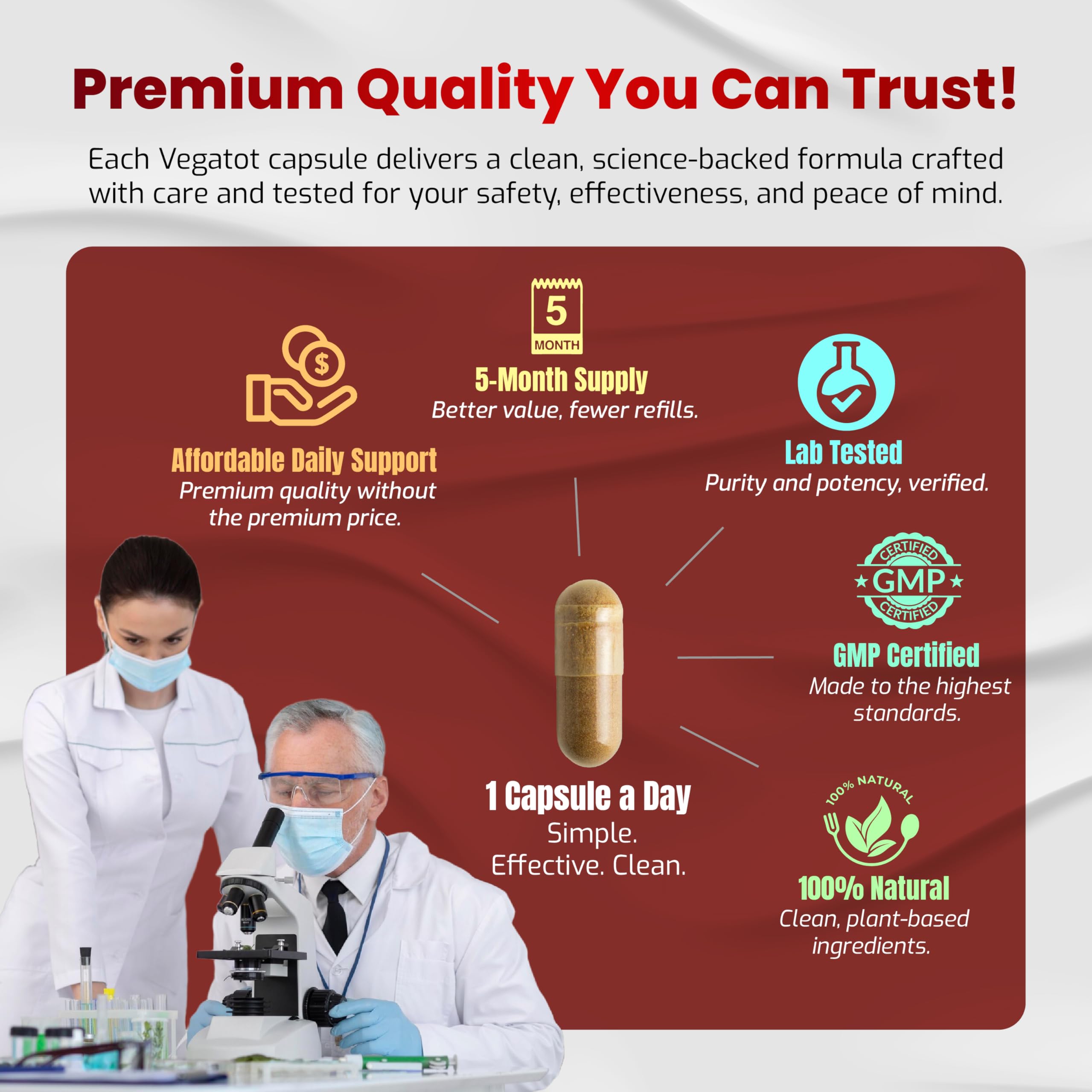 USA-made manufacturing facility seal on the label