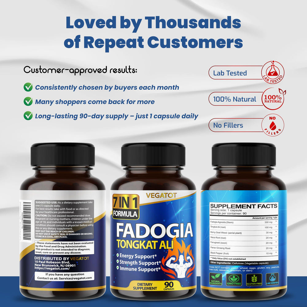 VEGATOT packaging front-view designed for on-shelf appeal.