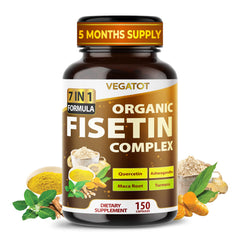 VEGATOT Fisetin Complex 7-in-1 bottle front