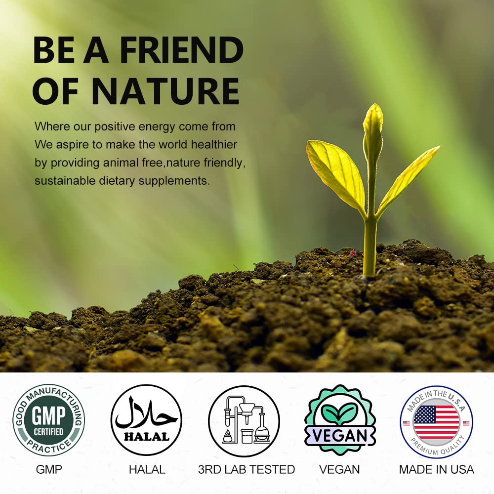 GMP-certified facility and Eurofins testing badge representation