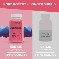 Vegetarian 500mg glutathione capsule