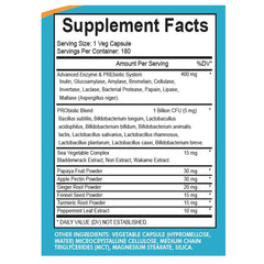 Vegetarian digestive enzyme capsules