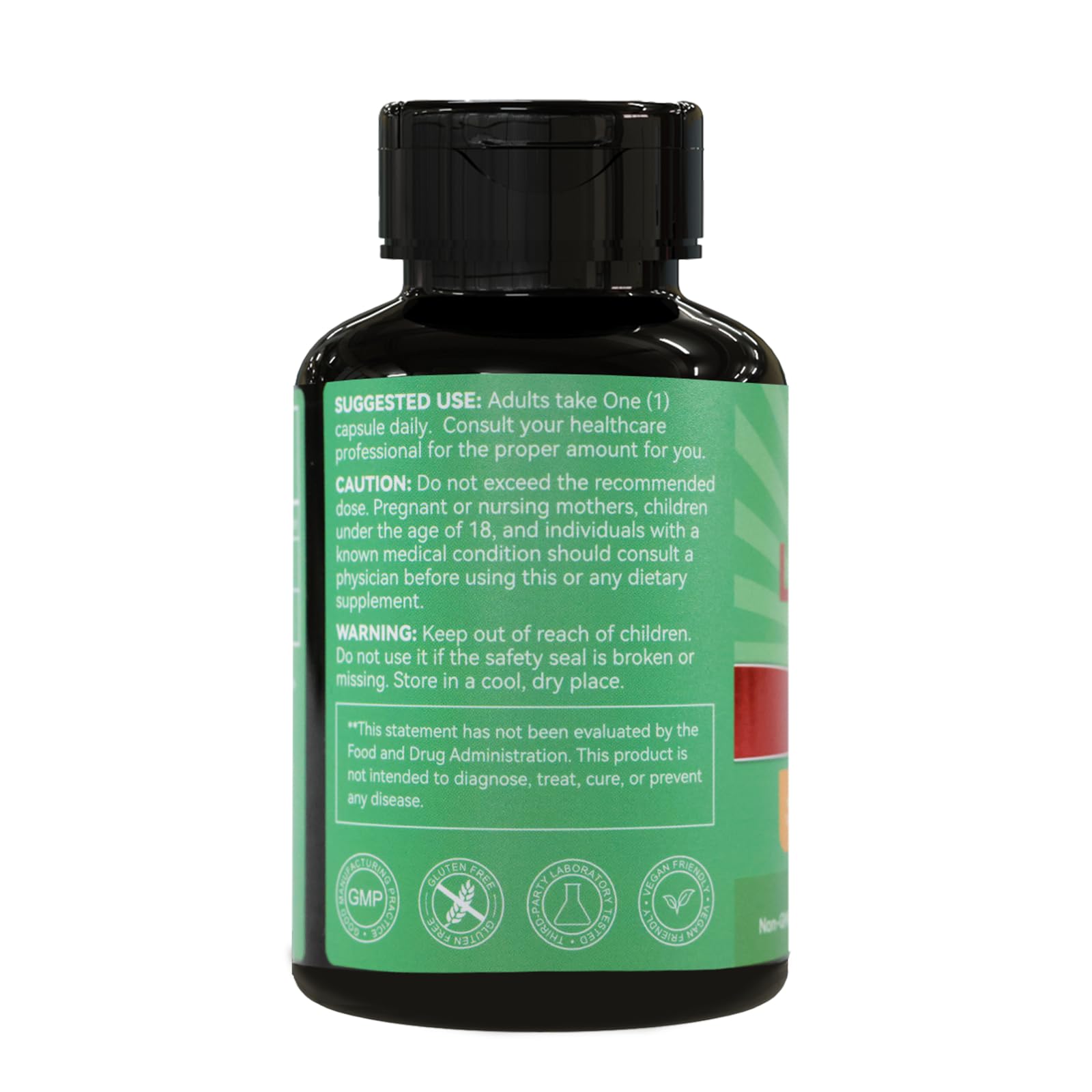 Vegetarian formula L-Theanine supplement