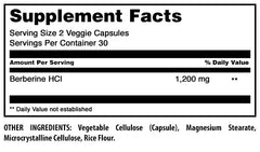 Vegetarian-friendly berberine capsules