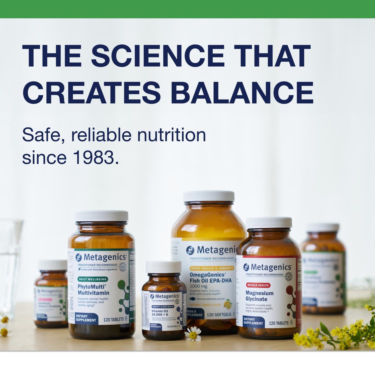 Vegetarian, non-GMO, gluten-free probiotic with no artificial sweeteners