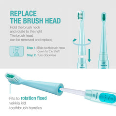 Compatibility with Dragon Lord, Rainbow Jada, Princess, and Bear Sonic Rechargeable kids brushes