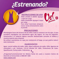 Gentle formula for delicate fabrics with Vel Rosita Delicate detergent