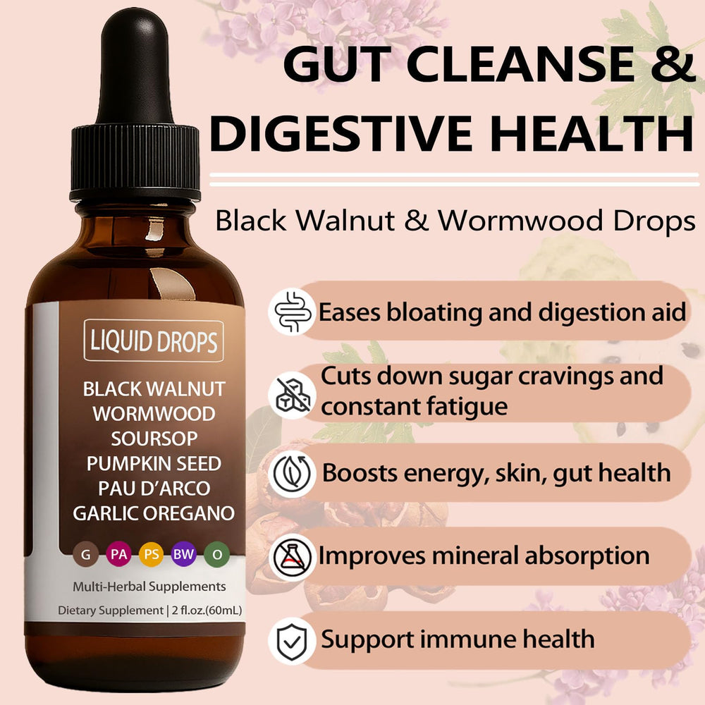 Close-up view of Vello Gut Cleanse bottle and label