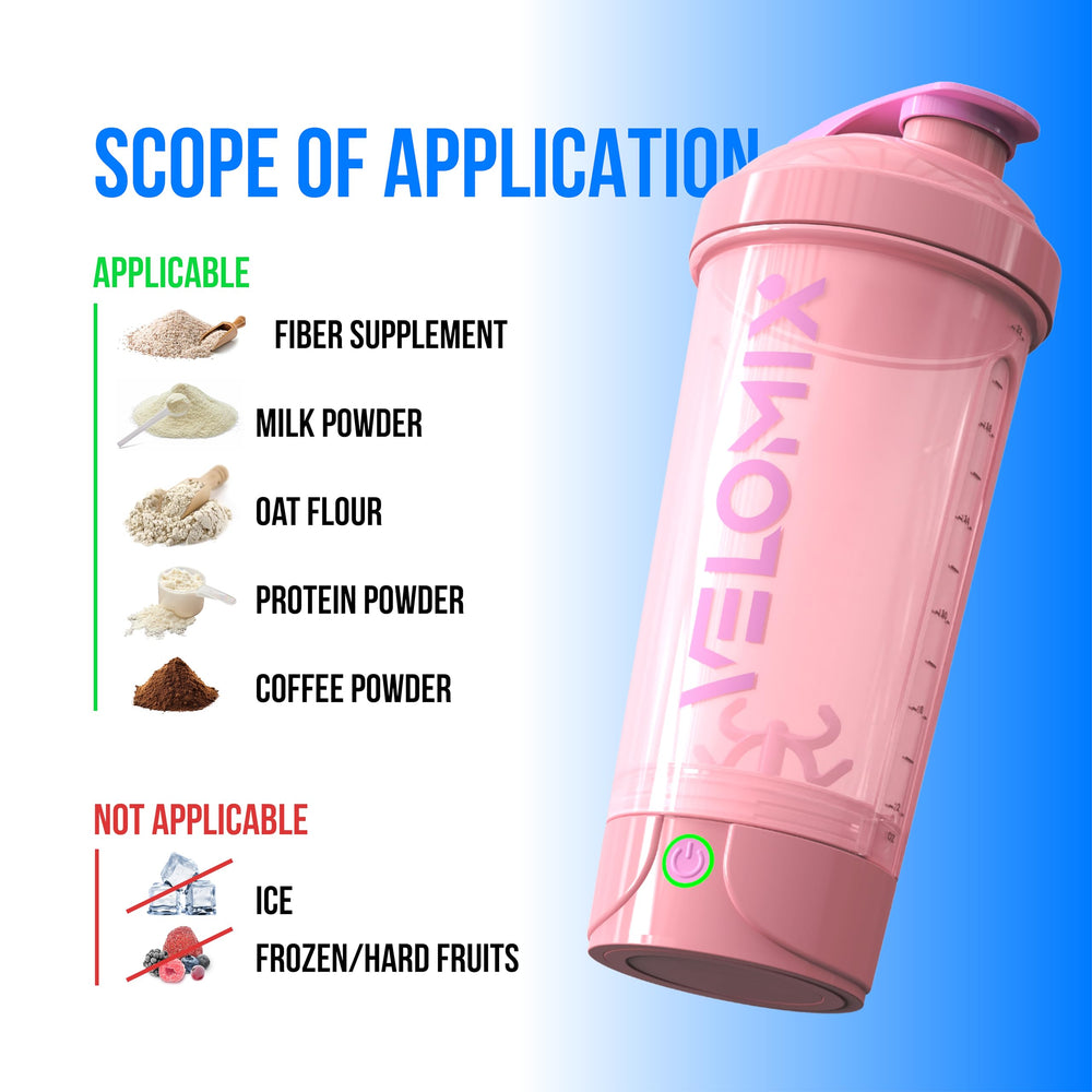 VELOMIX portable shaker with travel bag