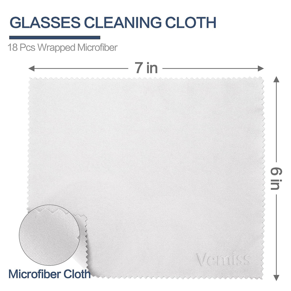 Vemiss cleaning cloths with keychain and pouch accessory