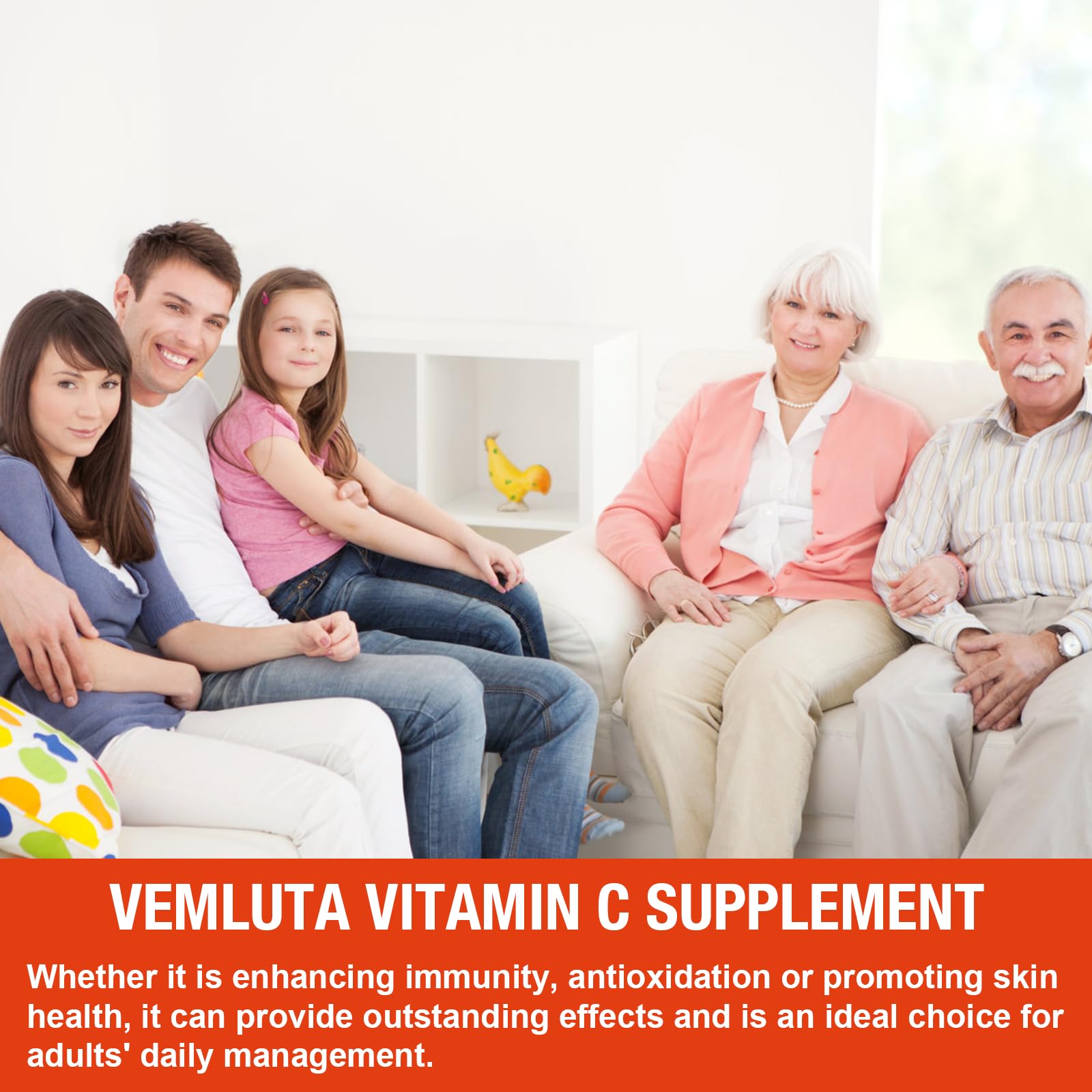 Collagen support and antioxidant ingredients in Vemluta gummy