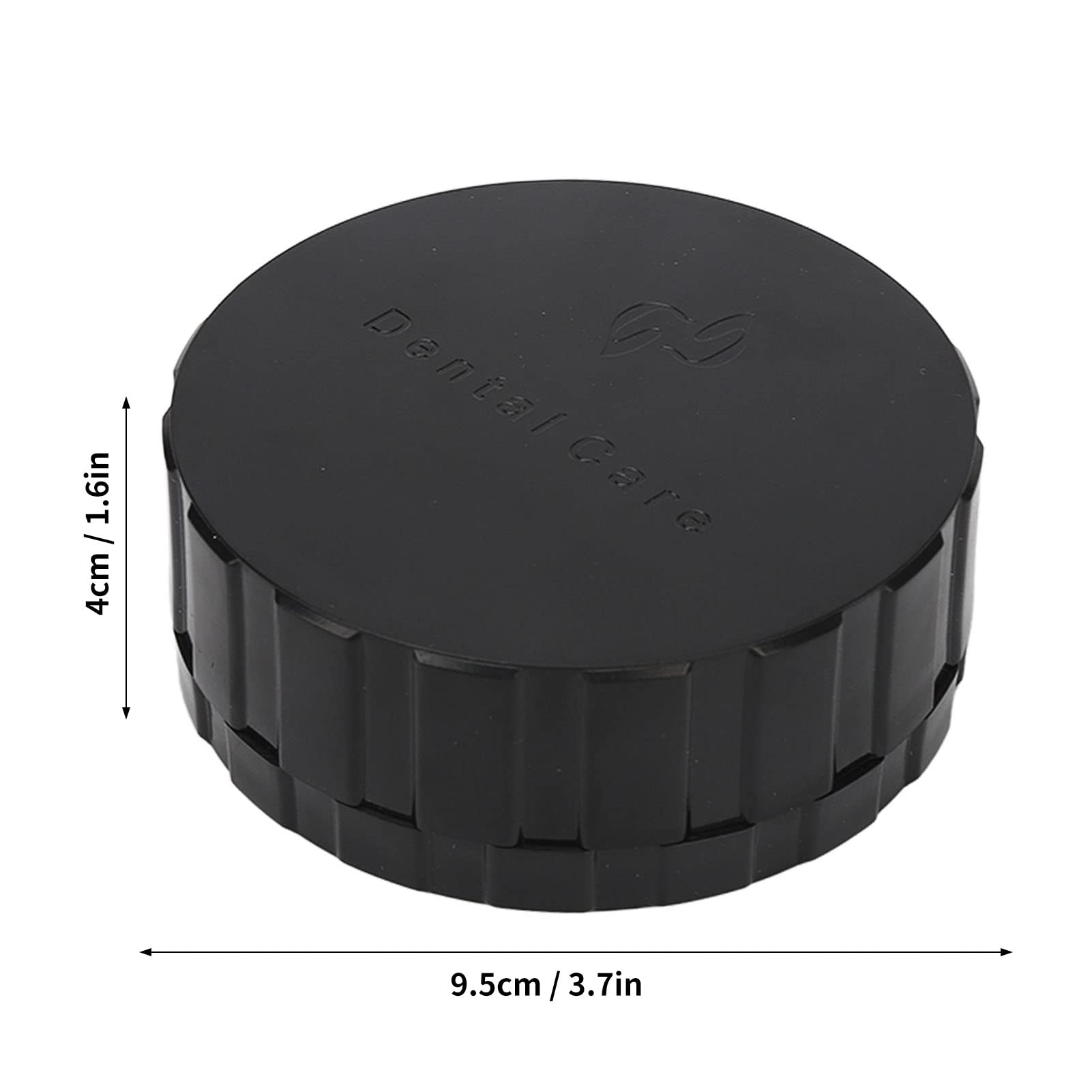 Portable denture storage box for travel
