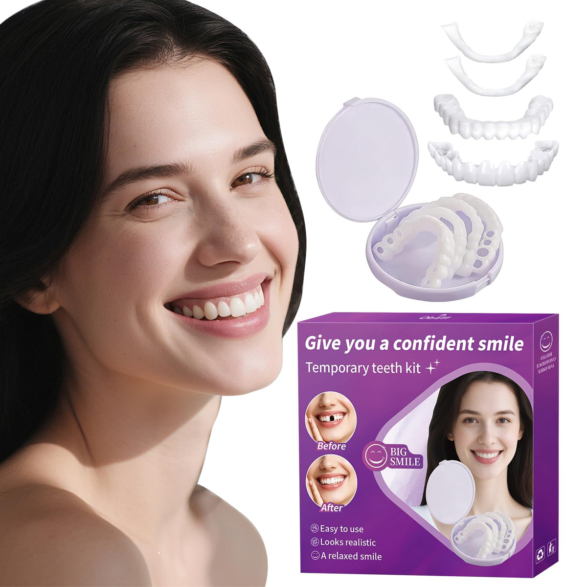 Veneers kit for women and men QE02 - front view
