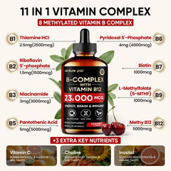 Venture Pal label close-up listing methylated B12, B9 and ingredient details