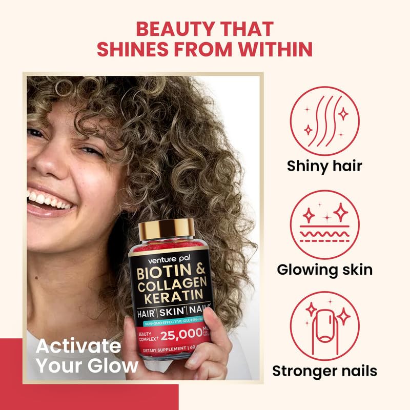 Lifestyle shot with healthy hair, nails and skin