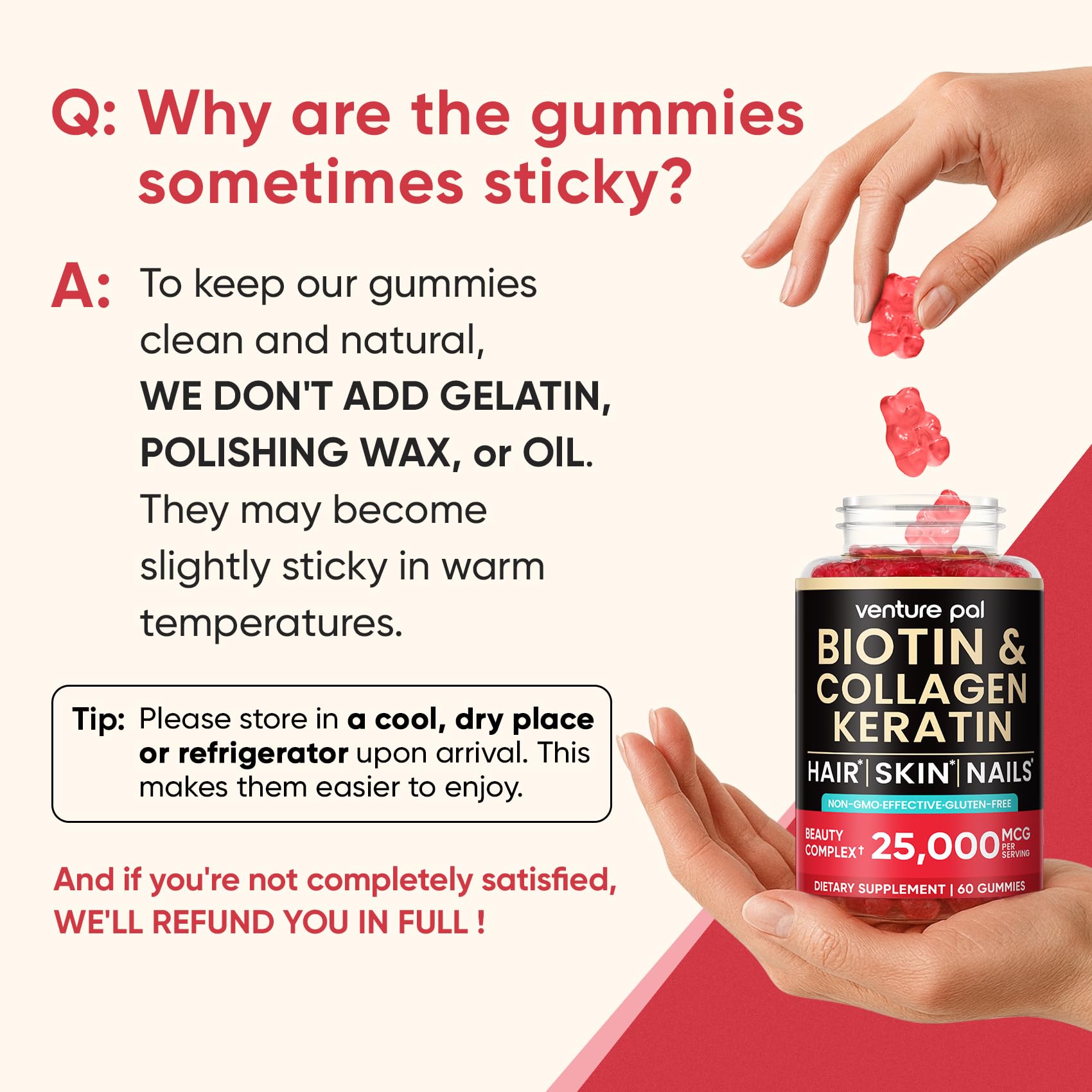 Non-GMO and gluten-free badges on label