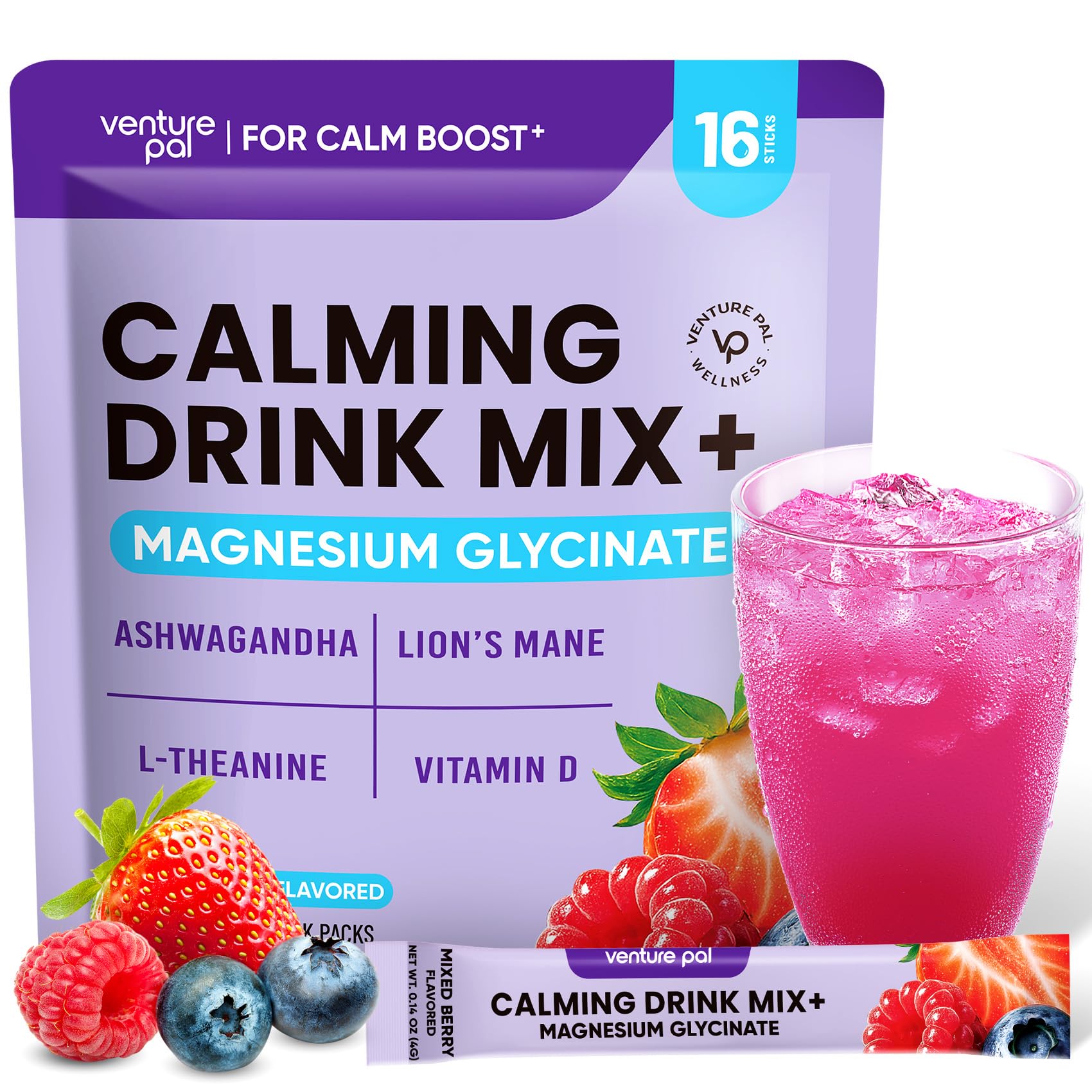 Venture Pal Calming Drink Mix bottle