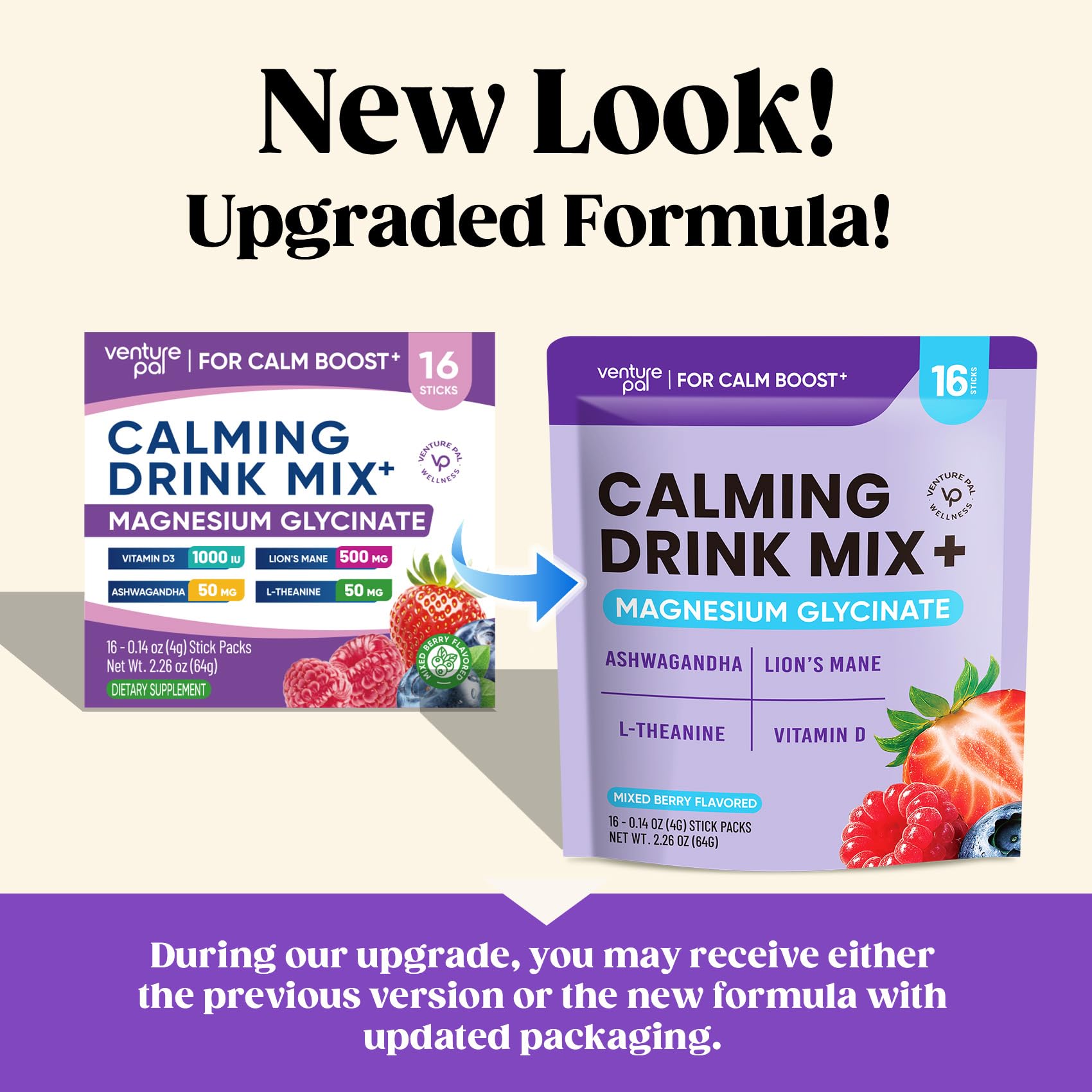 Sugar-free, ready-to-mix beverage in a glass