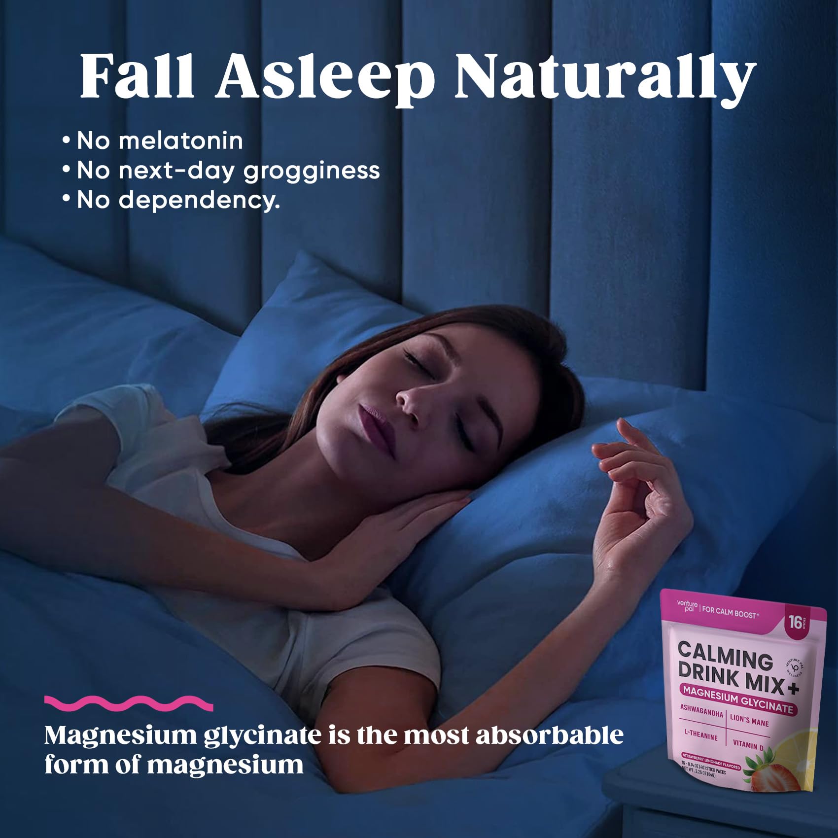 Label highlighting Lion's Mane, Vitamin D and B vitamins