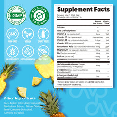 Measuring scoop pouring powder into a glass