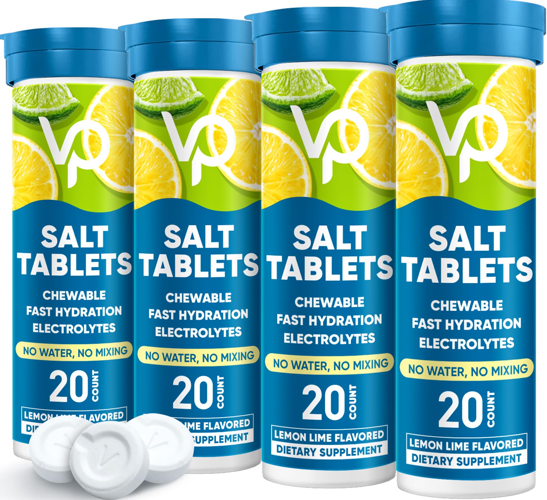 Venture Pal electrolyte tablets bottle with 80 count label