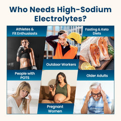 Hydration on-the-go electrolyte stick held in hand