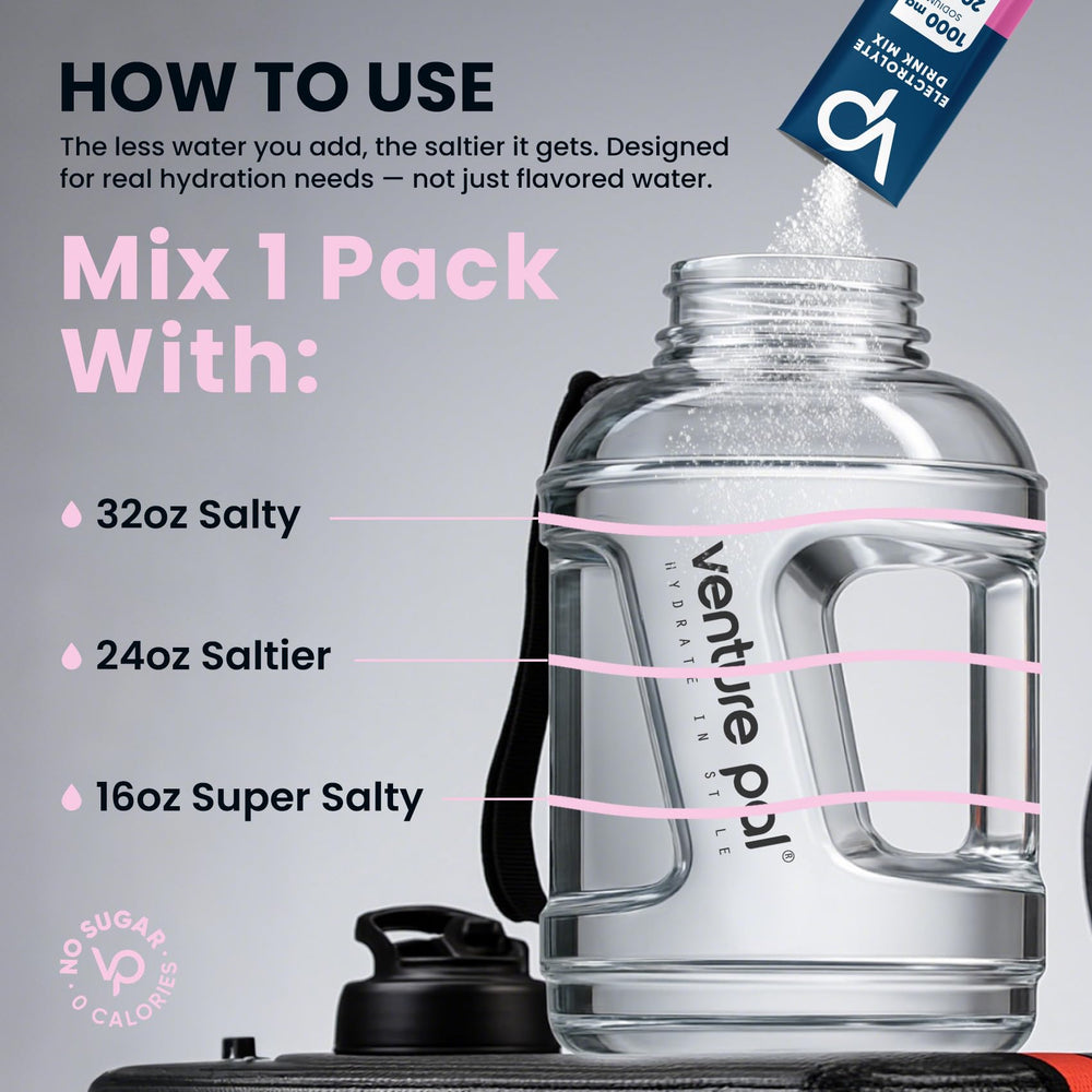 Packet with fruit flavor and vitamin C imagery