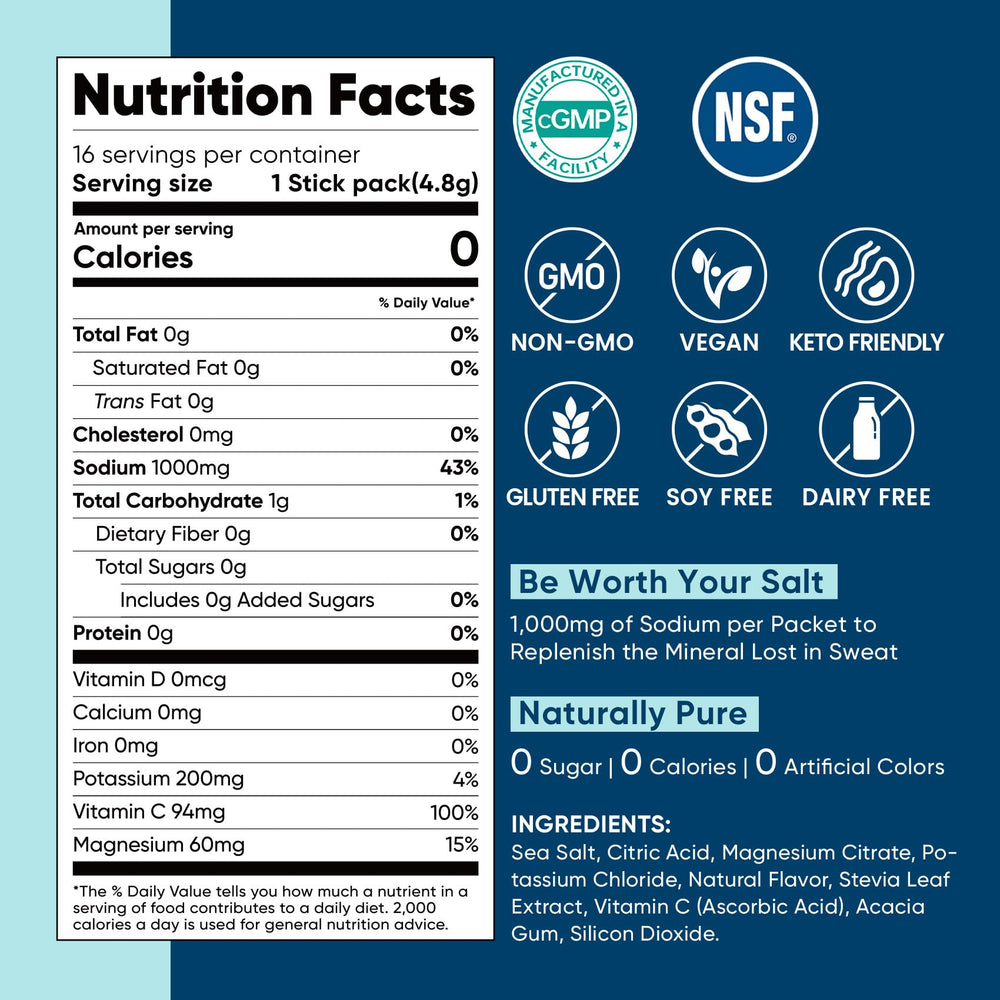 Label highlighting sugar-free, vegan, keto and paleo friendly