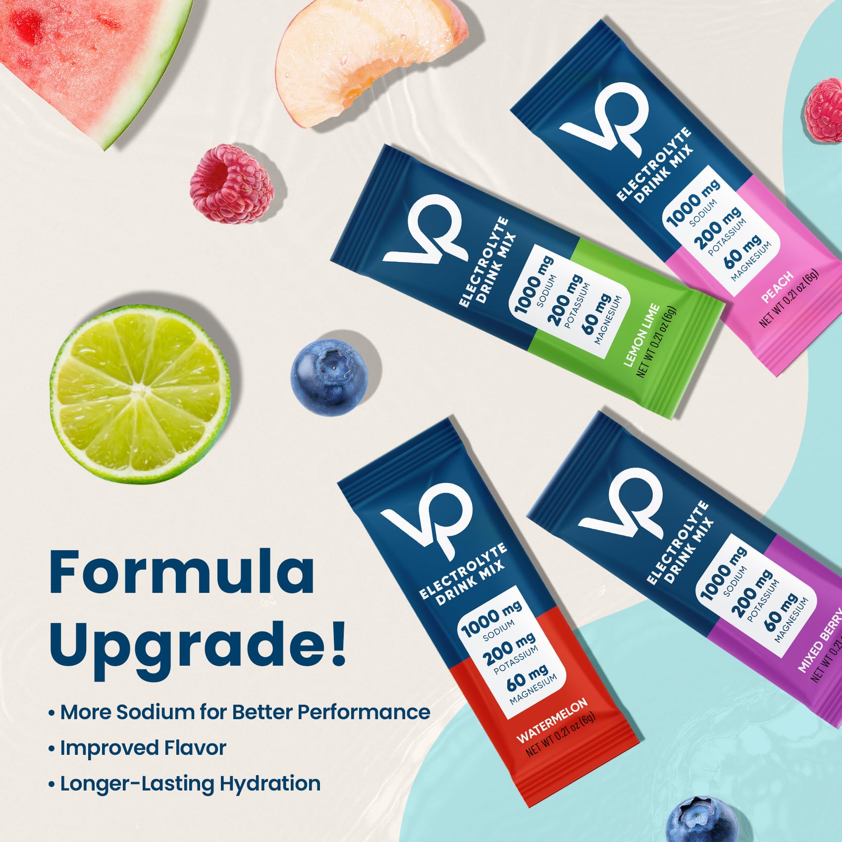 On-the-go hydration with travel-friendly electrolyte packets