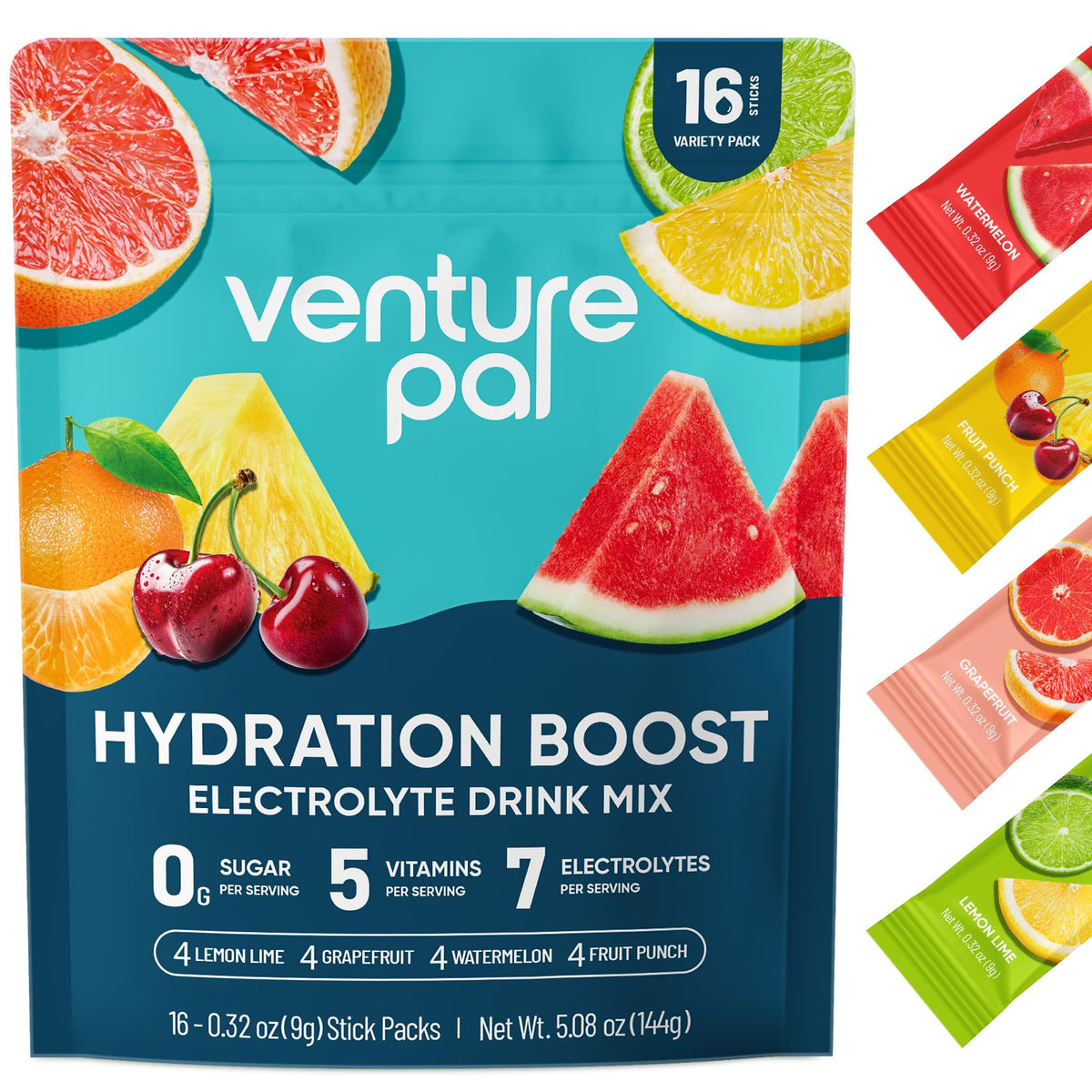 Venture Pal Sugar Free Electrolyte Packets box