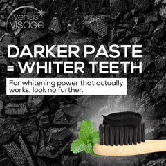 Activated bamboo charcoal ingredients for Venus Visage toothpaste