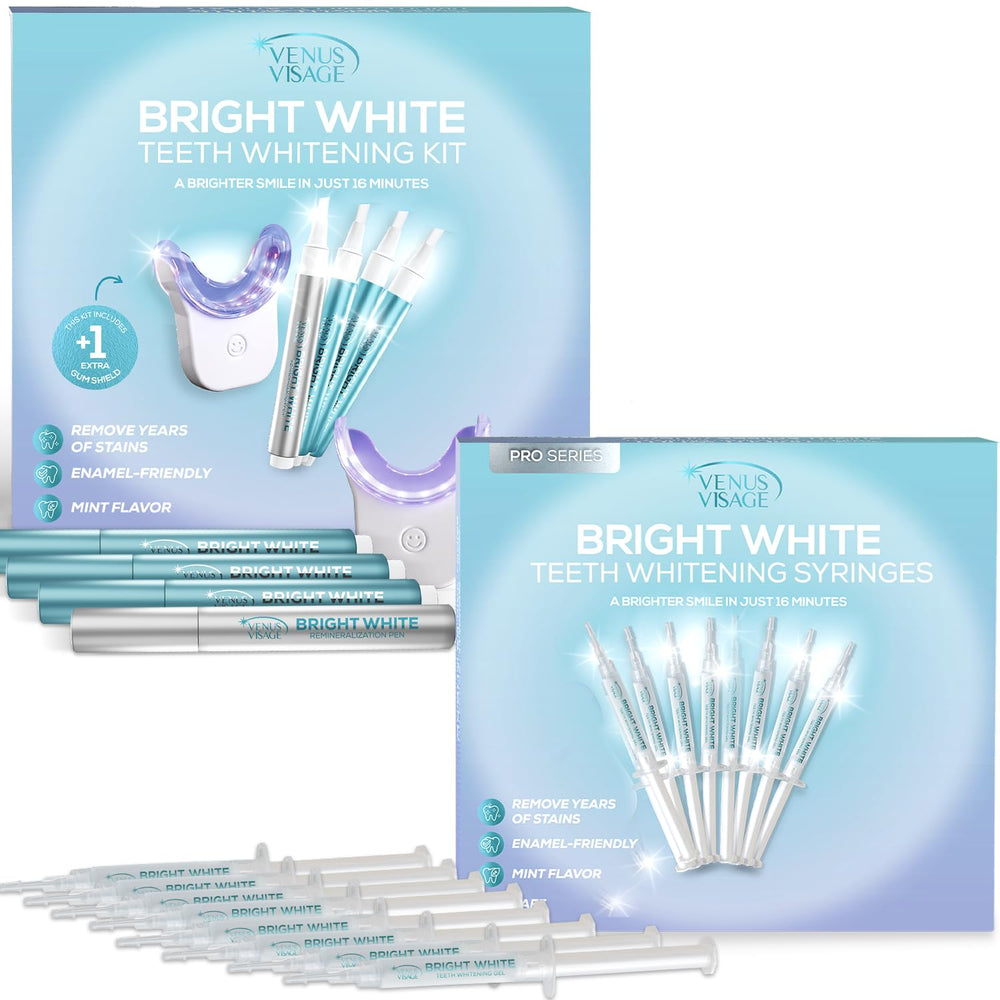 Venus Visage Teeth Whitening Kit with LED device