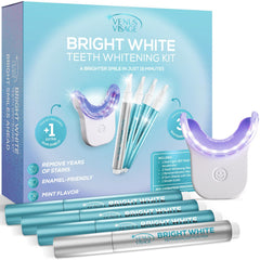 Venus Visage Teeth Whitening Kit with LED device and components
