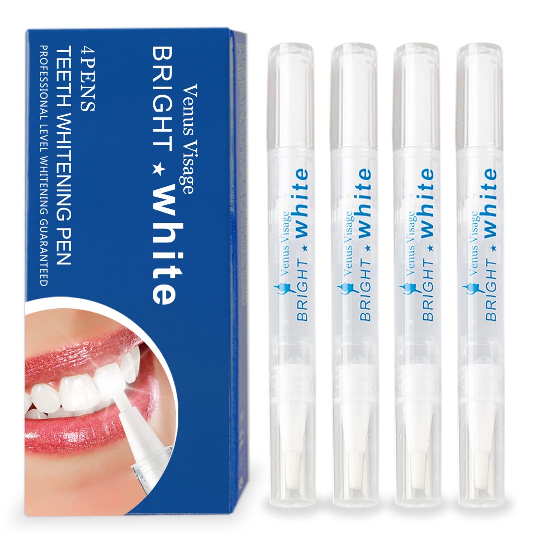 Venus Visage Teeth Whitening Pen applying gel to teeth
